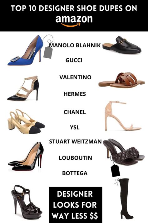 top designer shoe dupes|high end designer dupes.